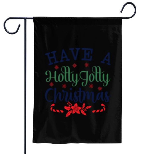 Have a Holly Jolly Christmas Garden Flags