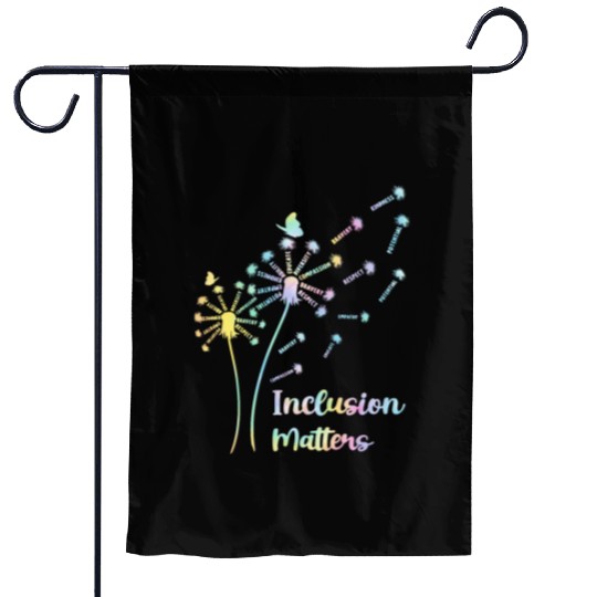 Inclusion Matters Special Education Sped Teacher Garden Flags