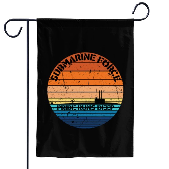 Sunset Navy Submarine Force Pride Runs Deep Garden Flags