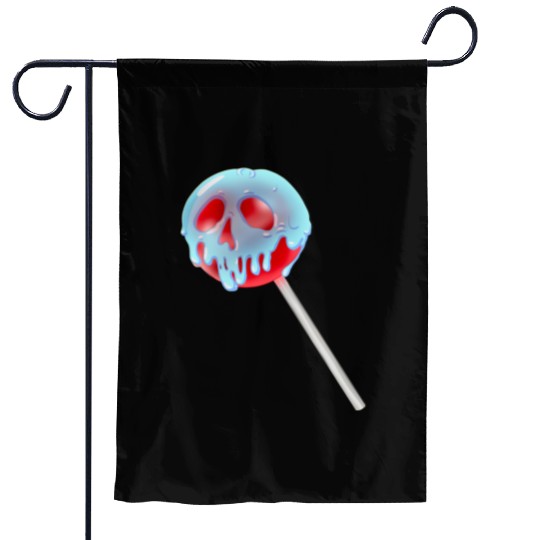 Poison Apple Halloween Candy Lollipop Garden Flags