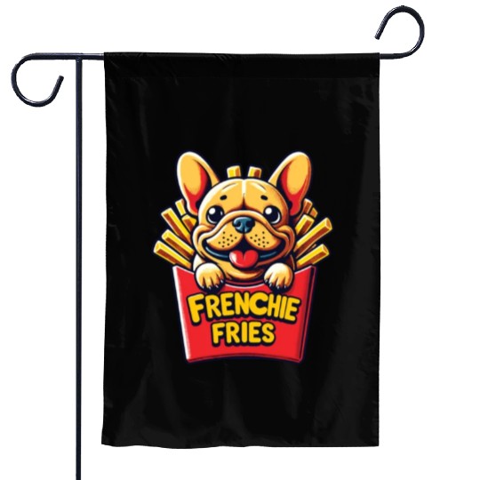 Frenchie Fries - Cute French Bulldog Fries Garden Flags