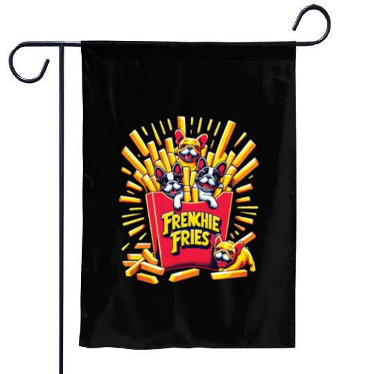 Frenchie Fries - Cute French Bulldog Fries Garden Flags