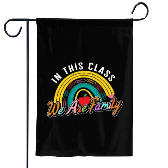 School Garden Flags, In This Class We Are Family Garden Flags,
