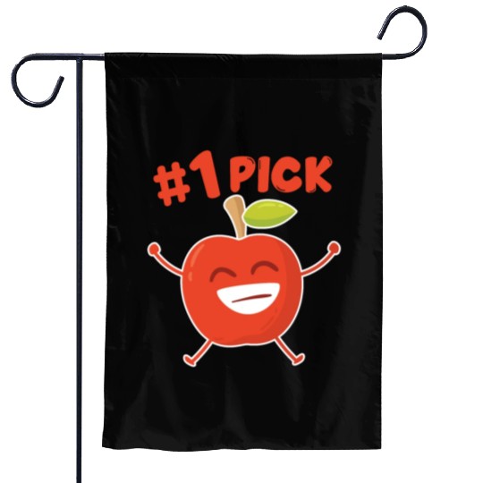 Apple Number 1 Pick Apple Orchard Apple Picking Garden Flags
