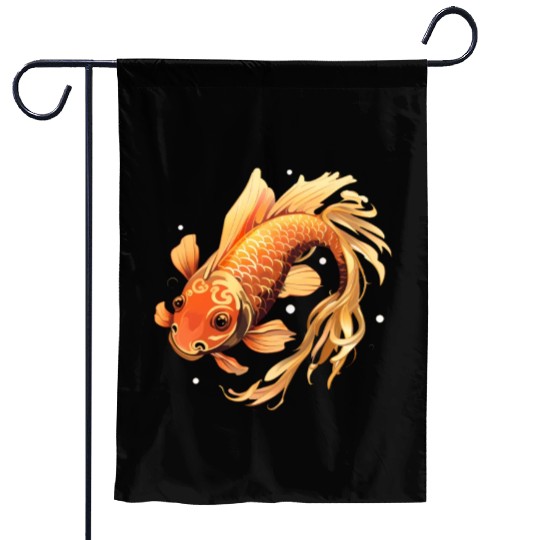 Koi Fish Japanese Carp Pond Garden Flags