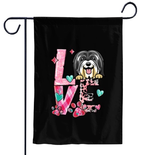 Havanese Dog I Love My Dog Fur Baby Valentines Day Garden Flags