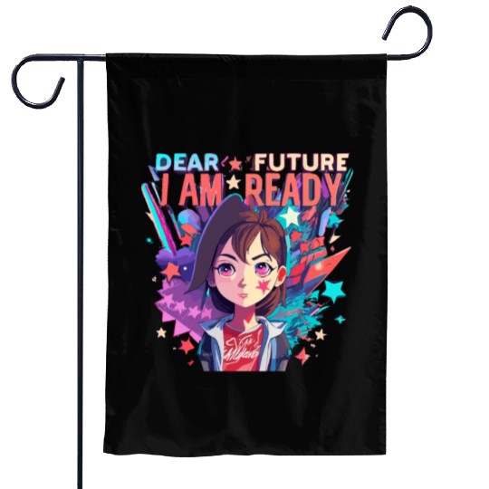 Nye Dear Future I Am Ready Cheers To A New Year Garden Flags