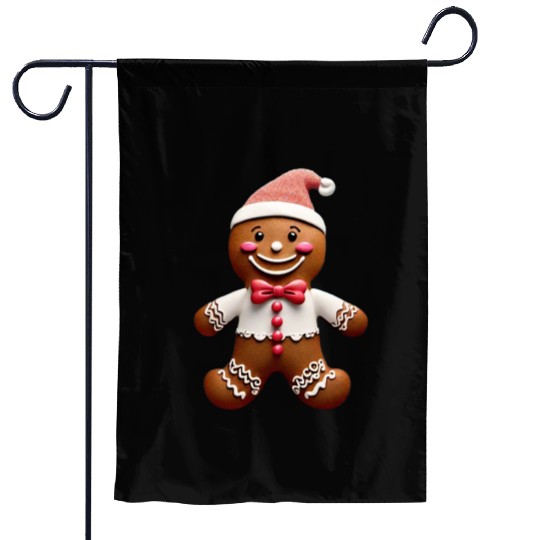 Whimsical Wonders: Gingerbread Dreams Garden Flags