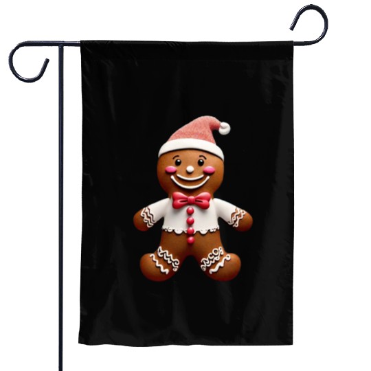 Whimsical Wonders: Gingerbread Dreams Garden Flags