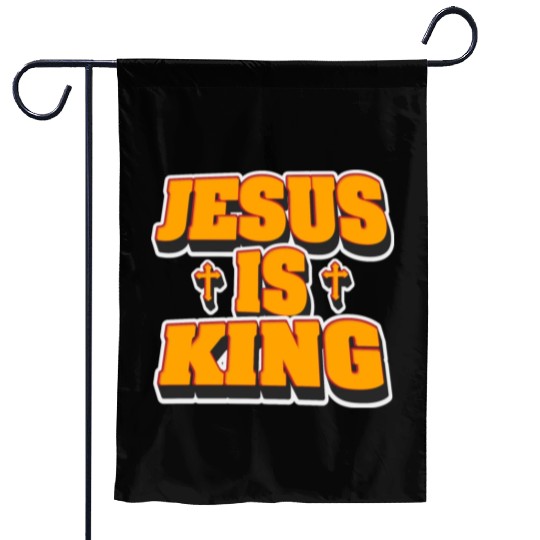 Jesus Is King Love Jesus Christian Christmas Garden Flags