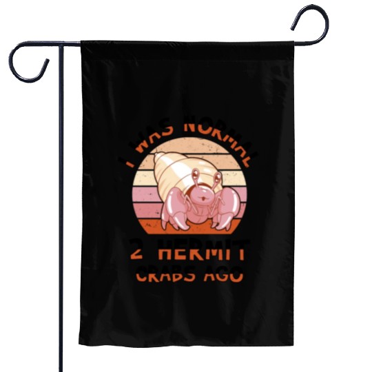 Sea Creature Seafood Shells Hermit Crab Lover Garden Flags