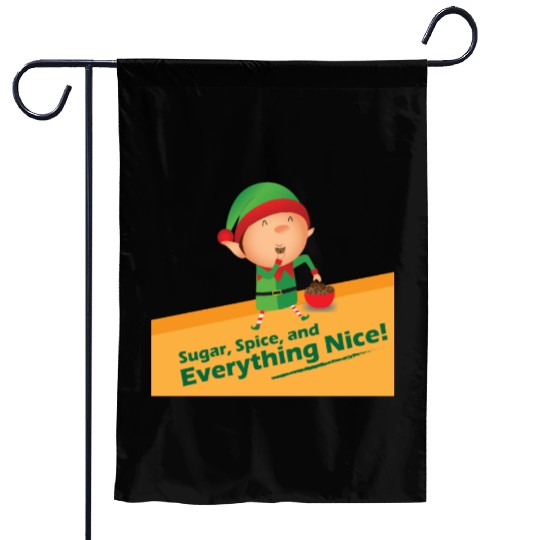 Elf Diet - Christmas Garden Flags