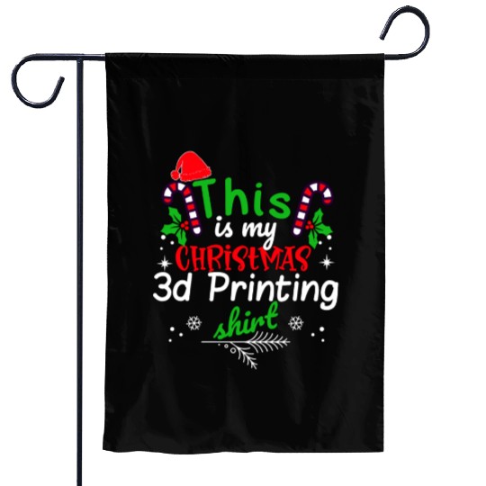 This is my Christmas 3D Printing Garden Flags