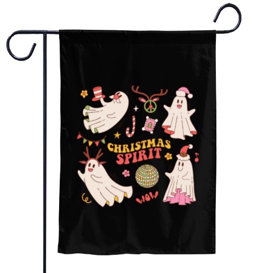 CHRISTMAS SPIRIT Garden Flags