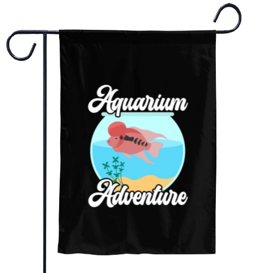 Flowerhorn Fish Lover Freshwater Aquarium Fish Garden Flags