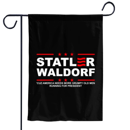 Statler and Waldorf Garden Flags