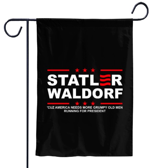 Statler and Waldorf Garden Flags