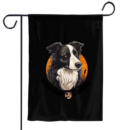 Border Collie my favorite dog Garden Flags