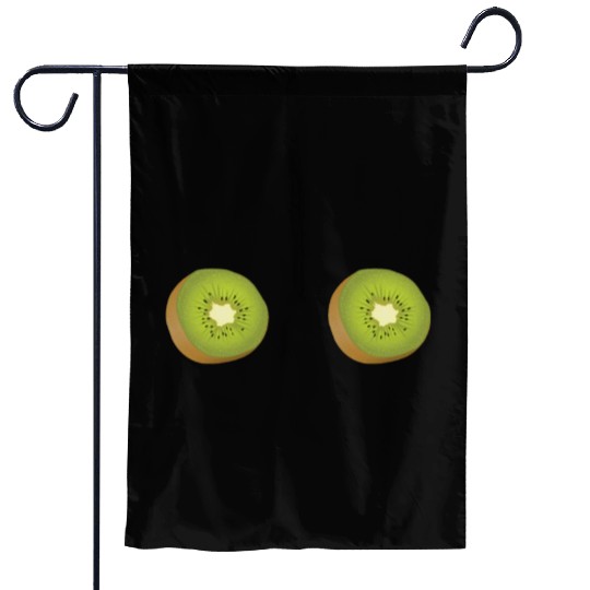 Kiwi Boobs Breasts Bra Funny Women Garden Flags