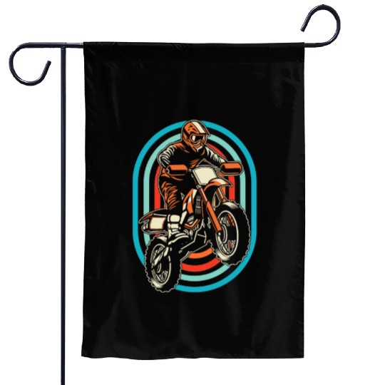 Dirt Bike Mx Motocross Supermoto Garden Flags
