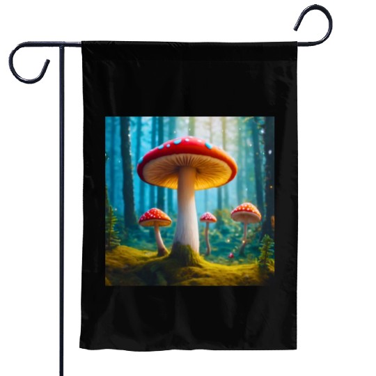 Mellow Mushroom Garden Flags