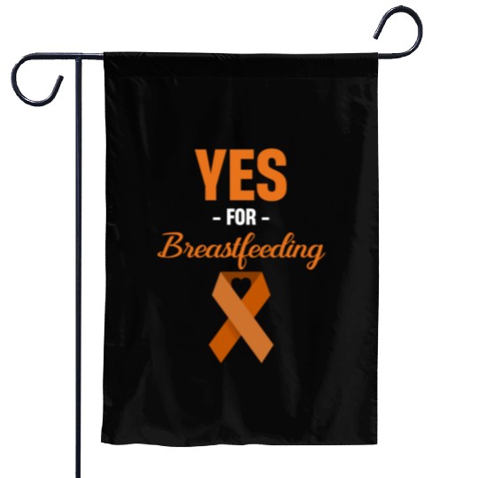 Yes For Breastfeeding Awareness Support Lactation Garden Flags