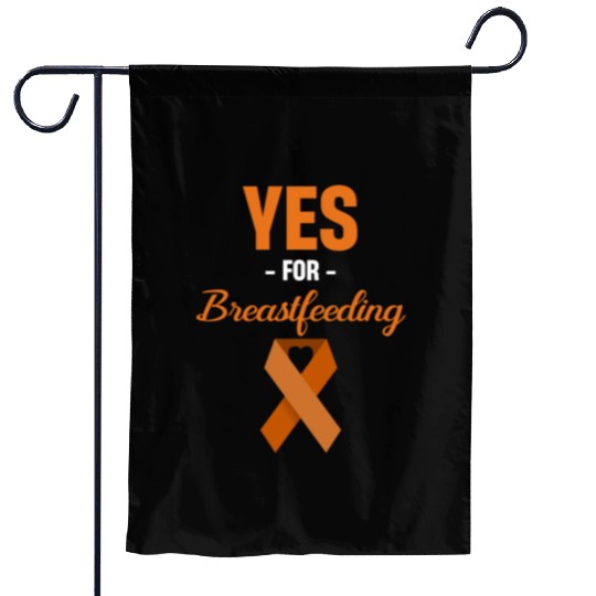 Yes For Breastfeeding Awareness Support Lactation Garden Flags