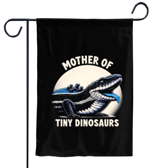 Lizard Collector Reptile Lover Blue Tongue Skink Garden Flags