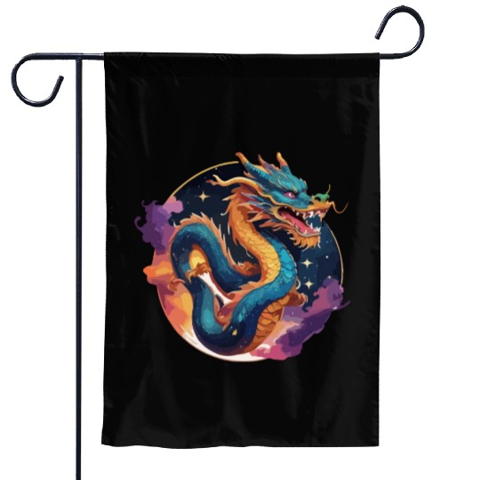 traditional Chinese dragon Garden Flags