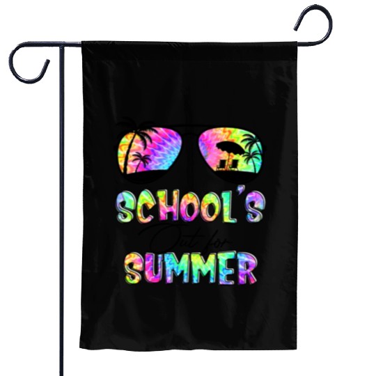 Funny Last Day Of School Teacher School s Out For Garden Flags