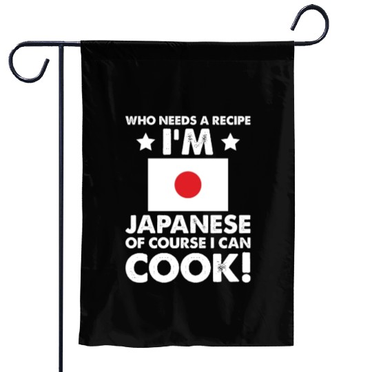 Japanese Cuisine Cook Chef I´m Japanese Of Course Garden Flags