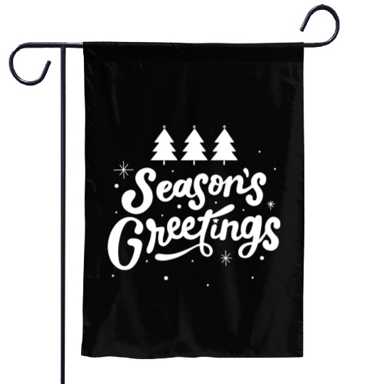 Seasons Greetings Garden Flags
