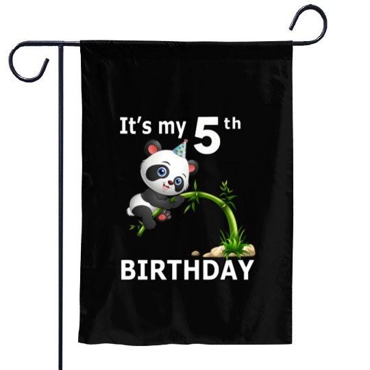 5 Panda 5Th Py Animal Panda Garden Flags