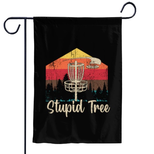 Stupid Tree Disc Golf Garden Flags