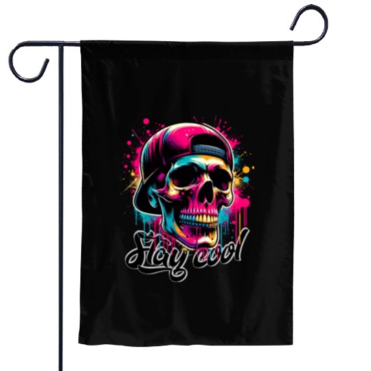 Totenkopf Stay cool Garden Flags