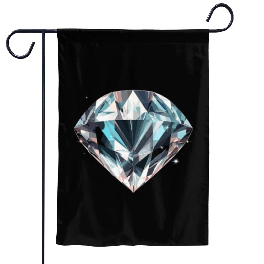 Lapidary Artist Gemstone Stone Collecting Stone Garden Flags