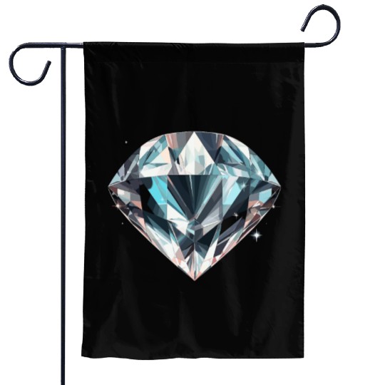 Lapidary Artist Gemstone Stone Collecting Stone Garden Flags