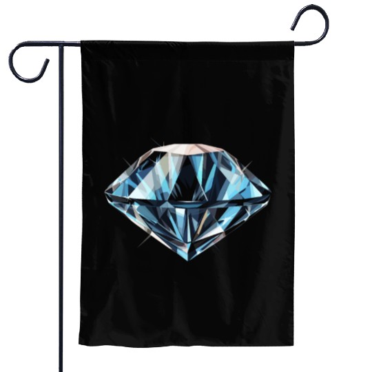 Lapidary Artist Gemstone Stone Collecting Stone Garden Flags