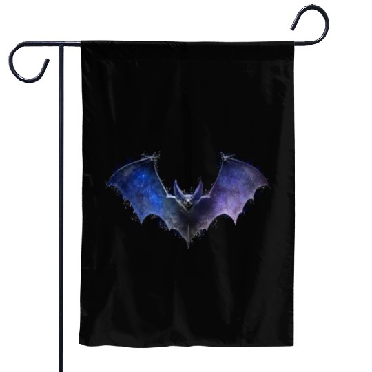 Celestial Bat Gothic Space Galaxy Vampire Grunge A Garden Flags