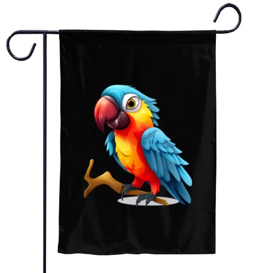 Macaw Parrot for a Bird Lover Animal Lover Garden Flags