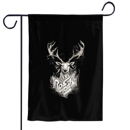 Reindeer Serenity Garden Flags