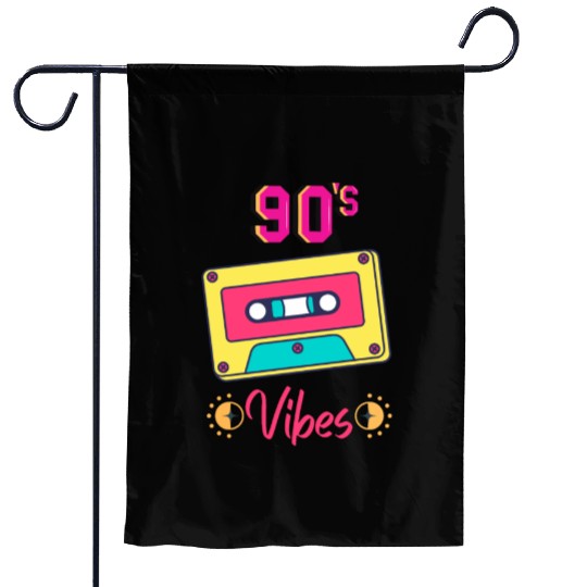 90s vibes nostalgia Garden Flags