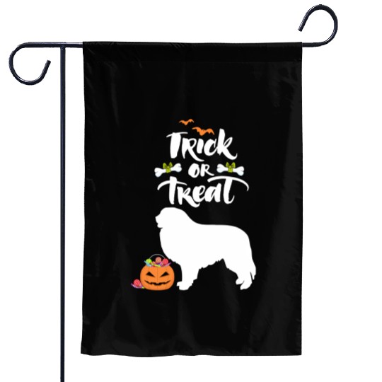 Trick Or Treat Great Pyrenees Dog Halloween Garden Flags