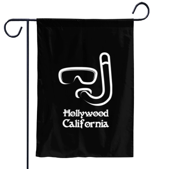 Hollywood California Snorkel Souvenirs Gifts Garden Flags