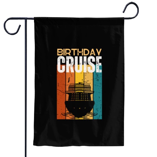 Birthday Cruise Ship Cruise Garden Flags