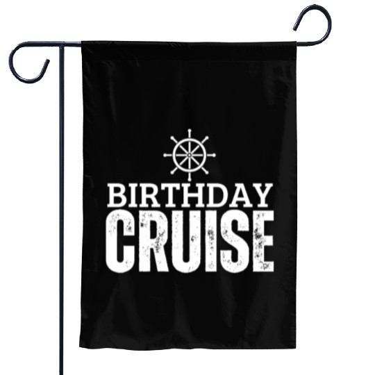 Birthday Cruise Ship Cruise Garden Flags