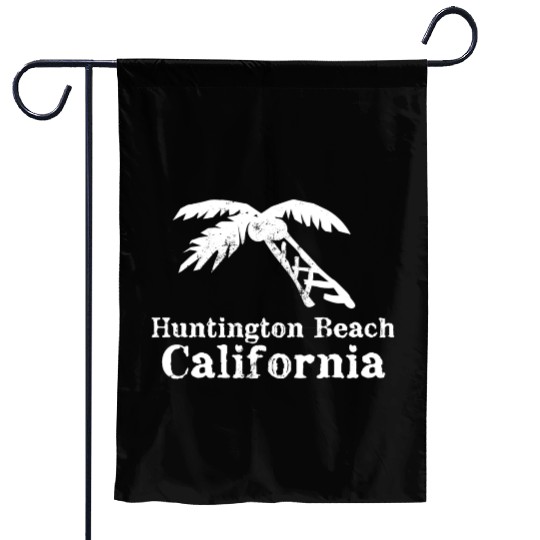 Huntington Beach California Palm Tree Souvenirs Garden Flags