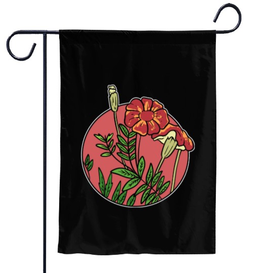 Mexican Marigold Nature Lover Gift Garden Flags