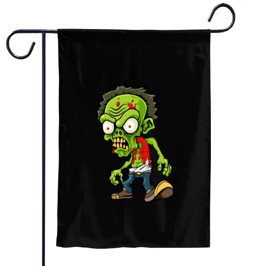 Zombie Garden Flags