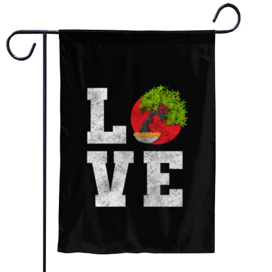 Bonsai Grower Japanese Garden Flags